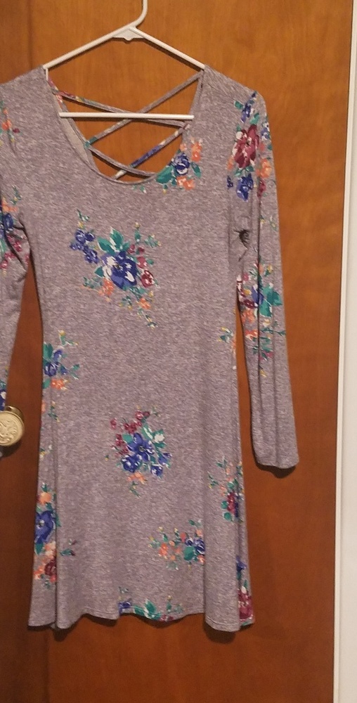 Long sleeve floral dress